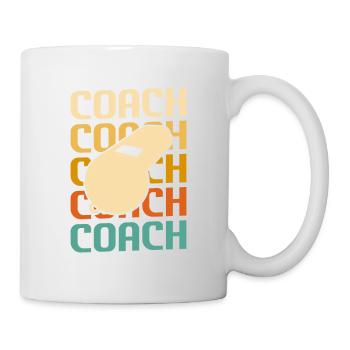 Retro Vintage Classic Coach Coaching - Tasse - Weiß - Rechts