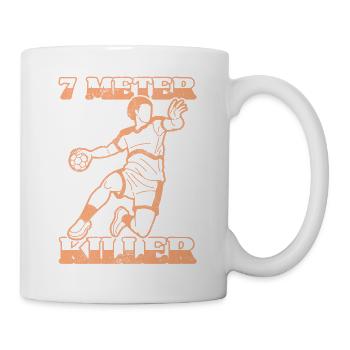 Équipe de handball, club, entraîneur, entraîneur, joueur - Mug blanc - blanc - Droite