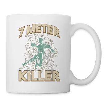 Équipe de handball, club, entraîneur, entraîneur, joueur - Mug blanc - blanc - Droite
