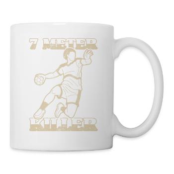 Équipe de handball, club, entraîneur, entraîneur, joueur - Mug blanc - blanc - Droite
