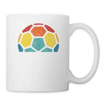 Équipe de handball, club, entraîneur, entraîneur, joueur - Mug blanc - blanc - Droite
