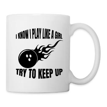 Bowler Bowling Kegelverein Kegeln Bowlingverein - Mug blanc - blanc - Droite