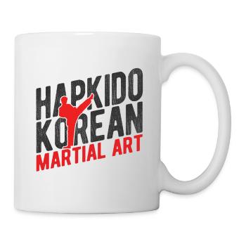 Koreanischer Kampfsport Hapkido - Tasse - Weiß - Rechts