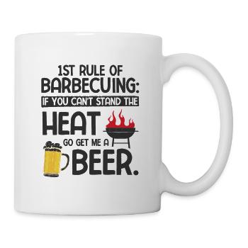 Grillparty Spruch Zum Grillen Grill - Tasse - Weiß - Rechts