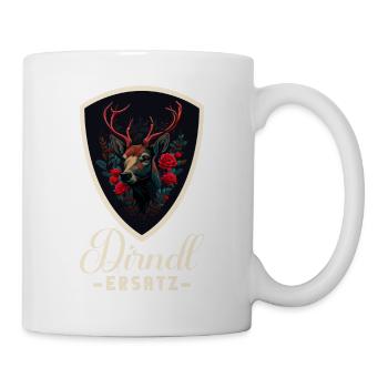Dirndl Ersatz Dirndl Trachten Kostüm Dirndl Ersatz - Tasse - Weiß - Rechts