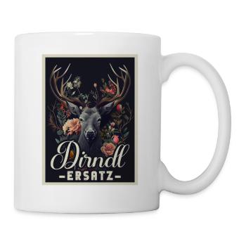 Dirndl Ersatz Dirndl Trachten Kostüm Dirndl Ersatz - Tasse - Weiß - Rechts