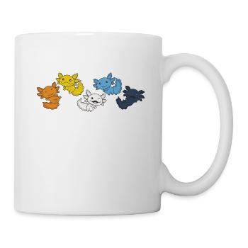 aroace Flag Gay Pride LGBTQ Axolotl - Mug - white - Right