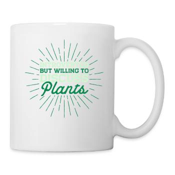 Pflanzen Gartenarbeit Gärtner Landschaftsarchitekt - Tasse - Weiß - Rechts