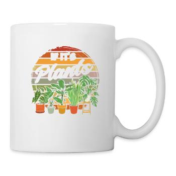 Pflanzen Gartenarbeit Gärtner Landschaftsarchitekt - Tasse - Weiß - Rechts