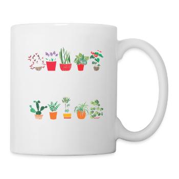 Pflanzen Gartenarbeit Gärtner Landschaftsarchitekt - Tasse - Weiß - Rechts