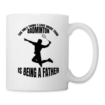 Badminton badminton fan badminton team badminton - Mug - white - Right