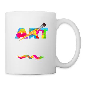 Art Education The Struggle Is Real Professor Art T - Mug - white - Right