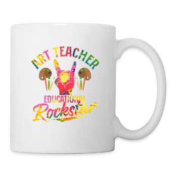 Professeur d’art Artiste pédagogique - Mug blanc - blanc - Droite
