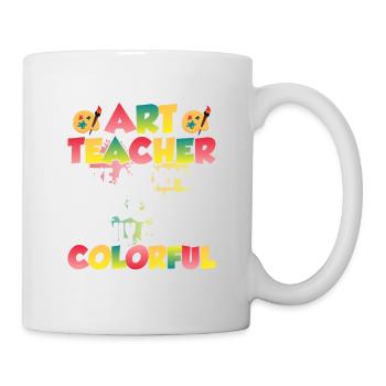 Professeur d’art comme un enseignant normal Formation artistique - Mug blanc - blanc - Droite
