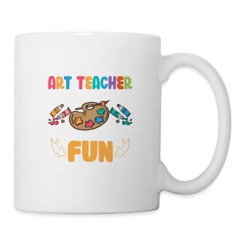 Devenez professeur d’art Ils ont dit Éducation artistique - Mug blanc - blanc - Droite