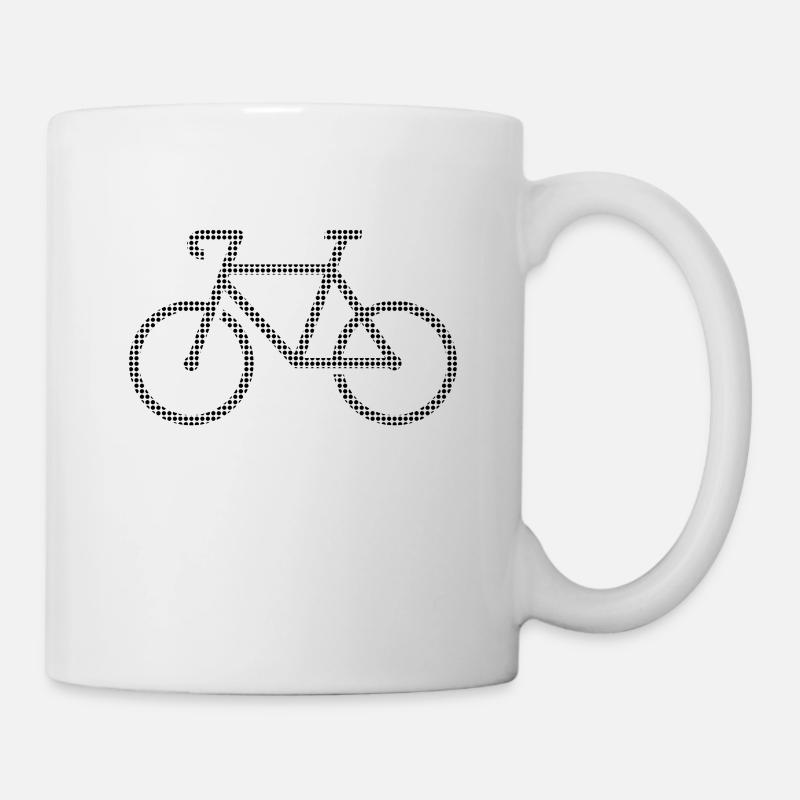 Fahrrad - Tasse - Weiß