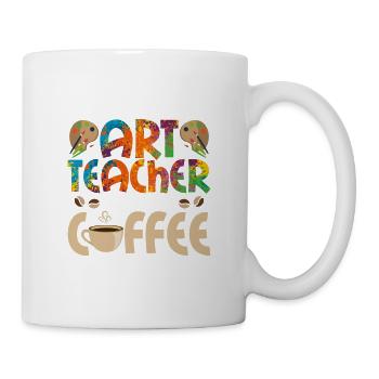 Professeur d’art instantané Il suffit d’ajouter de l’art éducatif au café - Mug blanc - blanc - Droite