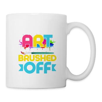 Écoutez l’art ou vous serez balayé Educa - Mug blanc - blanc - Droite