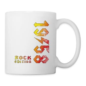 Geburtstag Rock Edition 1958 - Tasse - Weiß - Rechts