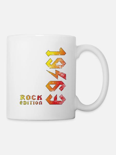 Geburtstag Rock Edition 1963 - Tasse - Weiß