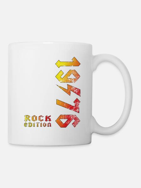 Geburtstag Rock Edition 1976 - Tasse - Weiß