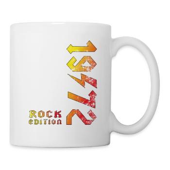 Geburtstag Rock Edition 1972 - Tasse - Weiß - Rechts
