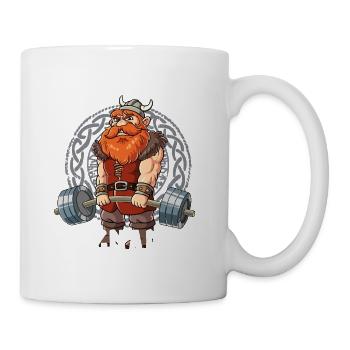Viking Ragnarök Bodybuilding Fitness Gym - Mug blanc - blanc - Droite