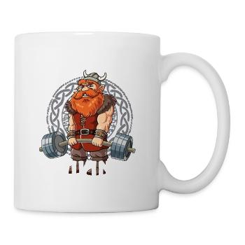 Viking Ragnarök Bodybuilding Fitness Gym - Mug blanc - blanc - Droite