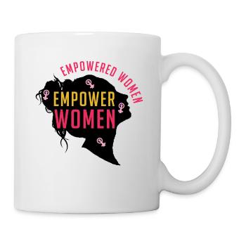 International Womens Empowered Girl (en anglais seulement) - Mug blanc - blanc - Droite