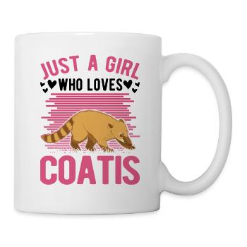 Just a girl who loves Coatis Coatis Coati Girl - Mug - white - Right