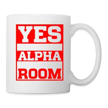 Oui, je suis l’Alpha dans cette pièce 20 - Mug blanc - blanc - Droite