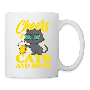 Chat Chat Parents Chats Dictons Cadeau - Mug blanc - blanc - Droite
