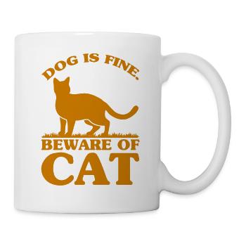 Chat Parents Chat Chats Dictons Cadeau - Mug blanc - blanc - Droite