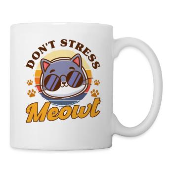 Katzen Sprüche Katzen Liebhaber Katzeneltern Gesch - Tasse - Weiß - Rechts