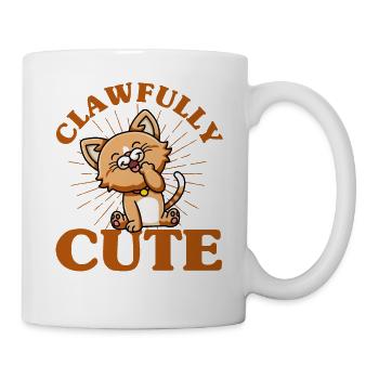 Chats amoureux chats parents chats dictons - Mug blanc - blanc - Droite