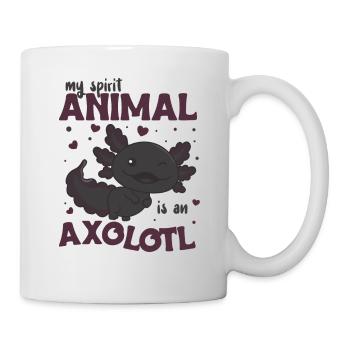 Mon animal spirituel est un axolotl doux axolotl - Mug blanc - blanc - Droite