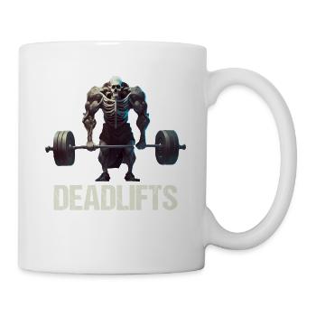 Deadlifts Gym Fitness Fun Workout - Mug - white - Right