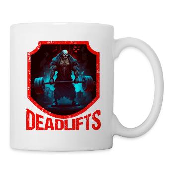 Deadlifts Gym Fitness Fun Workout - Mug - white - Right