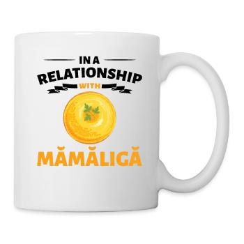 En relation avec Mamaliga - Mug blanc - blanc - Droite