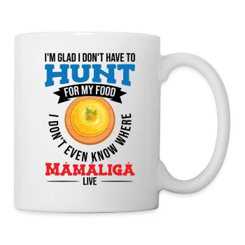 Je ne sais pas où habite Mamaliga - Mug blanc - blanc - Droite