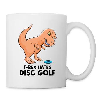 T-Rex Disc Golf - Tasse - Weiß - Rechts