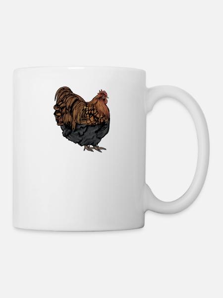 Brahma Hühner I Chicken Geflügel Motiv für - Tasse - Weiß
