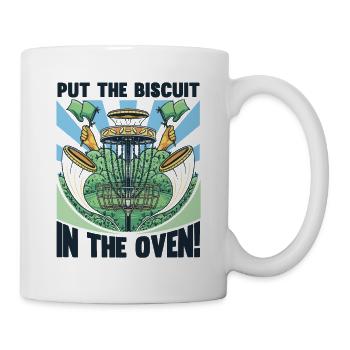 Herren Disc Golf Spieler - Tasse - Weiß - Rechts