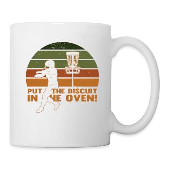 Retro Disc Golf - Tasse - Weiß - Rechts