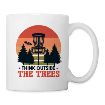 Rétro Disc Golf Vintage - Mug blanc - blanc - Droite
