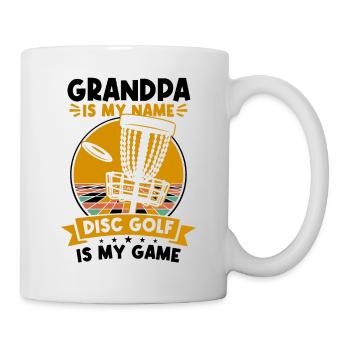 Opa Disc Golf - Tasse - Weiß - Rechts