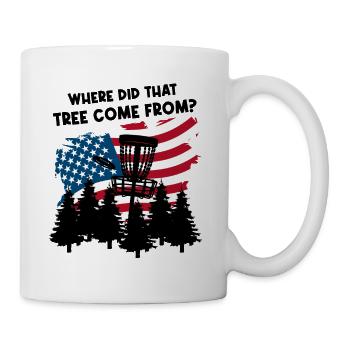 Lustiger Discgolf-Spruch - Tasse - Weiß - Rechts