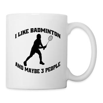 Équipe de badminton Équipe de badminton Fan de badminton - Mug blanc - blanc - Droite