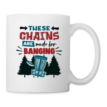 Disc Golf Herren Humor Frisbee - Tasse - Weiß - Rechts
