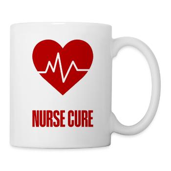 Doctors Diagnose Nurses Cure 4 - Tasse - Weiß - Rechts
